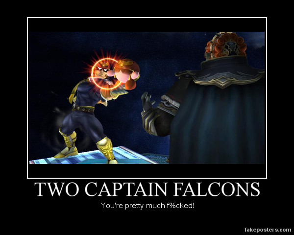 Two Captain Falcons