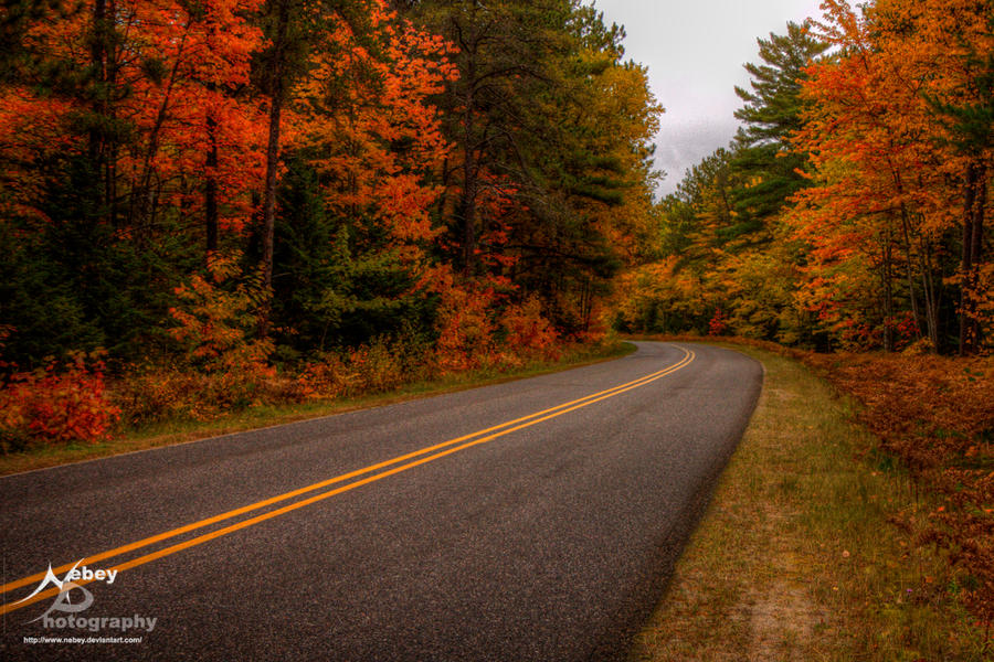 HDR Autumn Road 2
