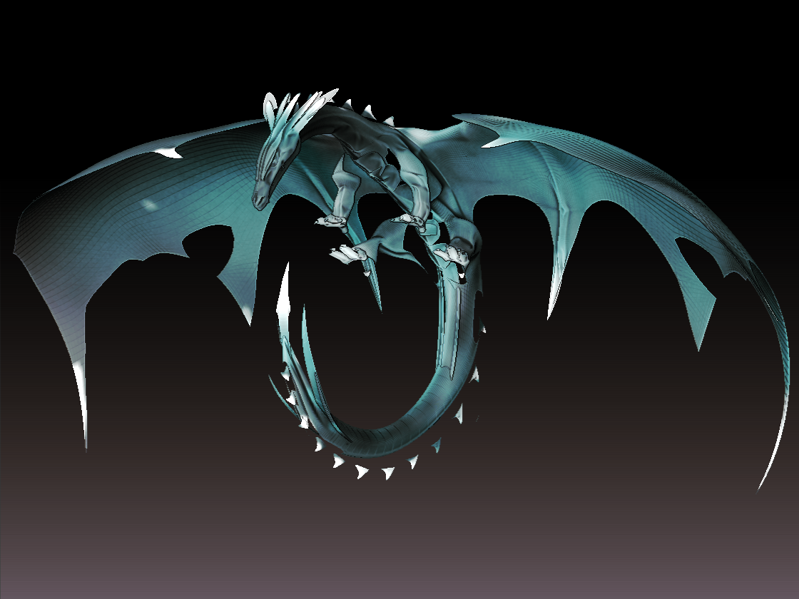 Shadow Dragon rough render test by VanoNTP on DeviantArt