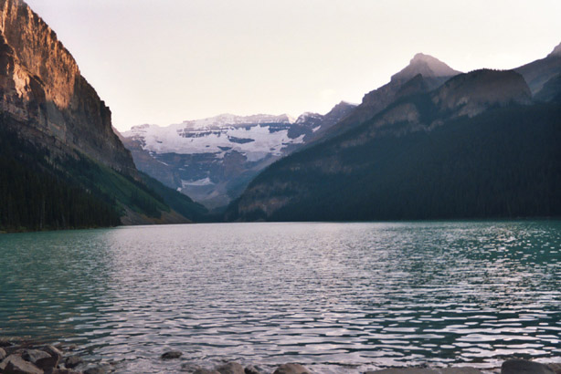 lake louise sunset