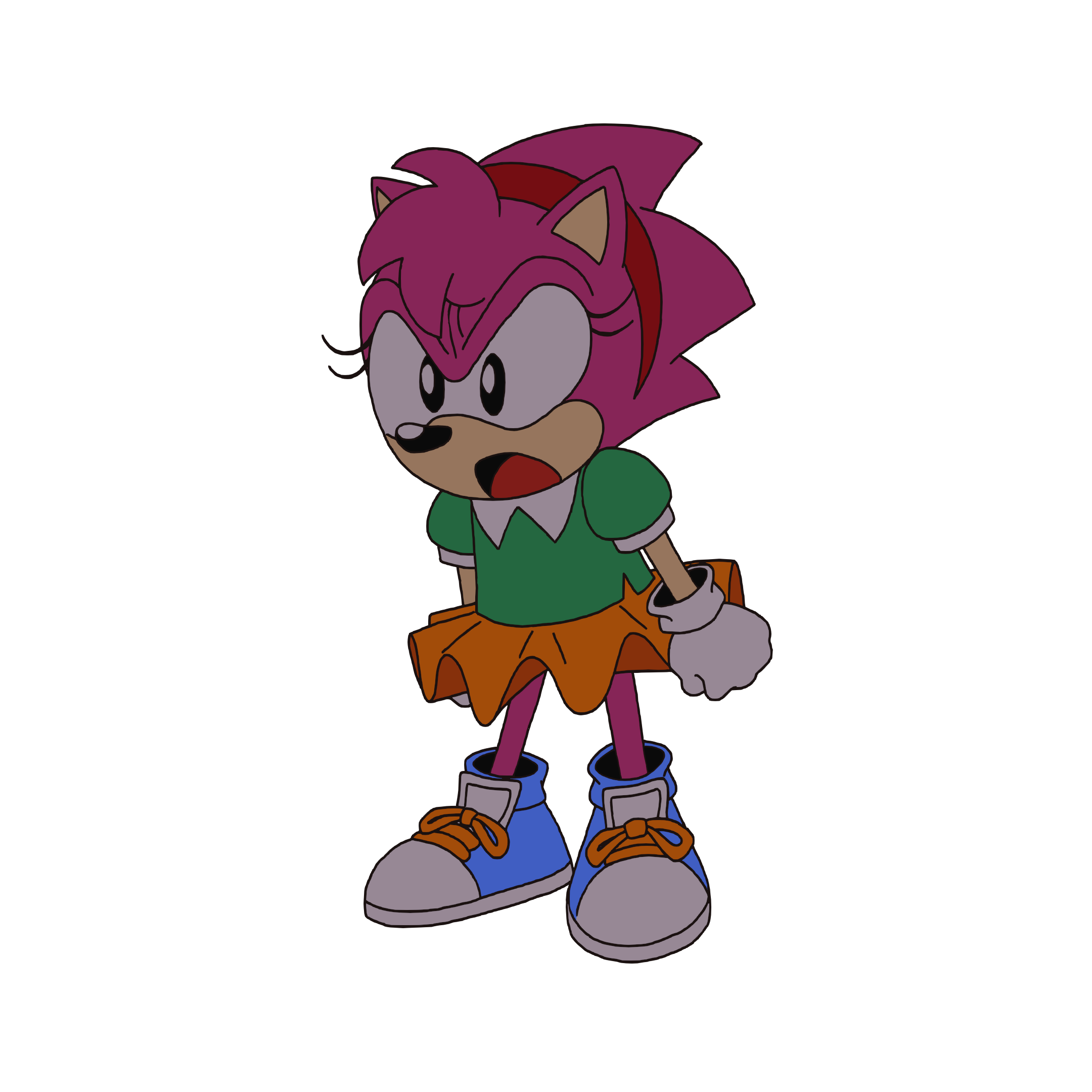 Sonic the Hedgehog Coleção Clássica do Sonic Flagelo Amy Rose
