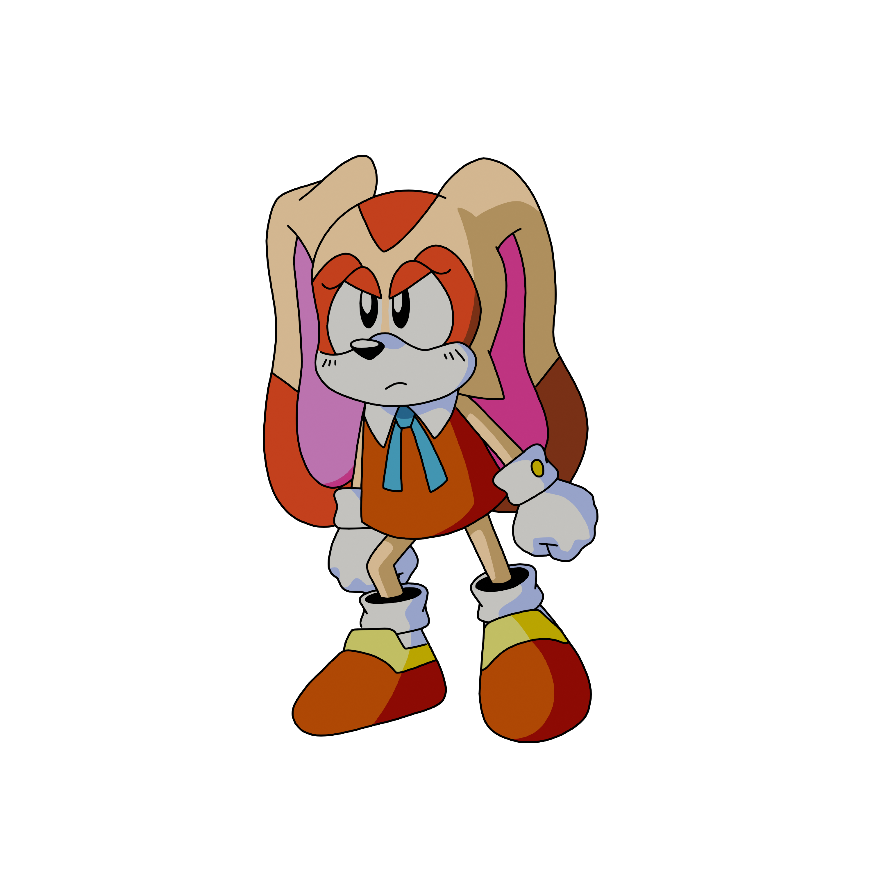 Cream the Rabbit (OVA) Angry Vector by MonicaPixarFan2001 on DeviantArt