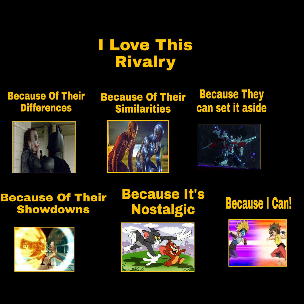 My I Love This Rivalry Meme by Chrisarus12 on DeviantArt