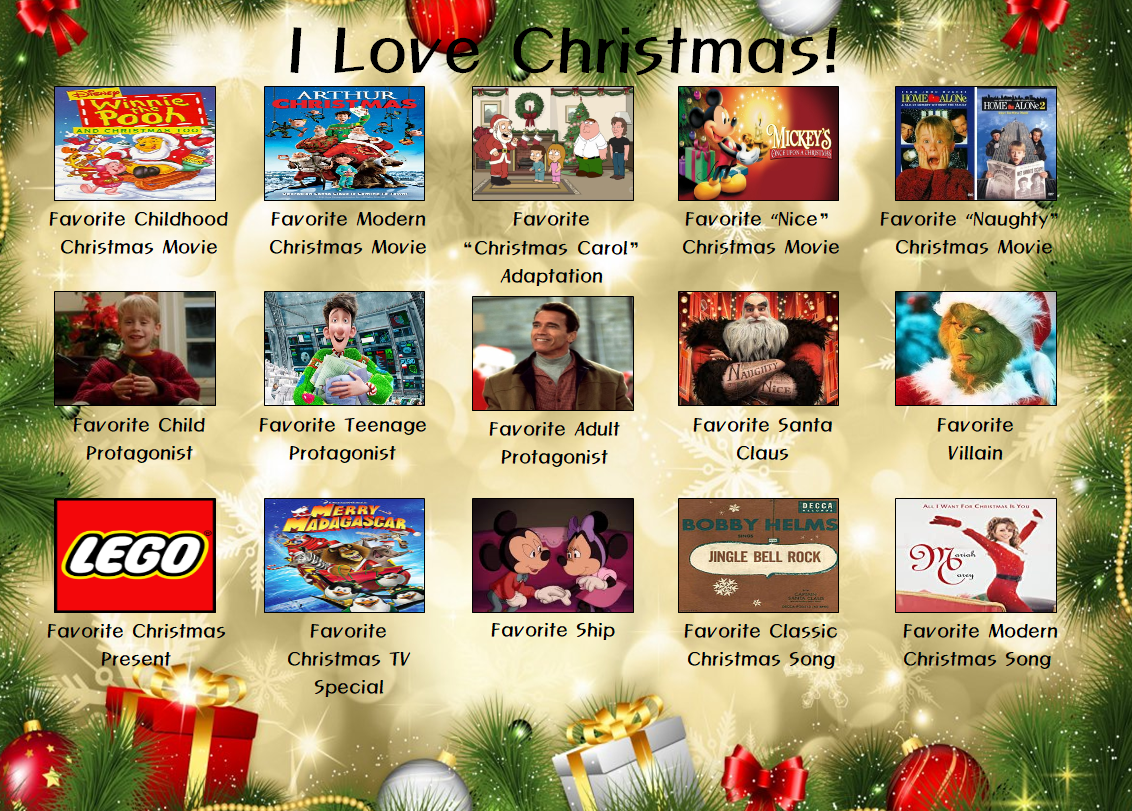 My I Love Christmas Meme by Chrisarus12 on DeviantArt