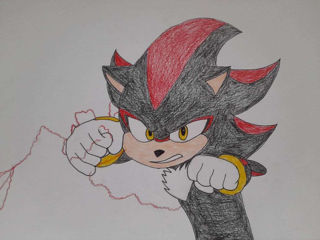 Shadow Drawging My Drawing Of Shadow The Hedgehog by Chrisarus12 on DeviantArt