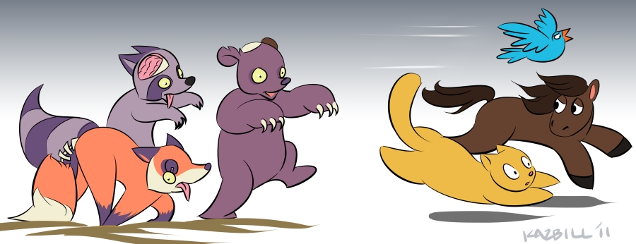 Zombie Animals by Nehvah on DeviantArt Zombie Animals by Nehvah on DeviantArt