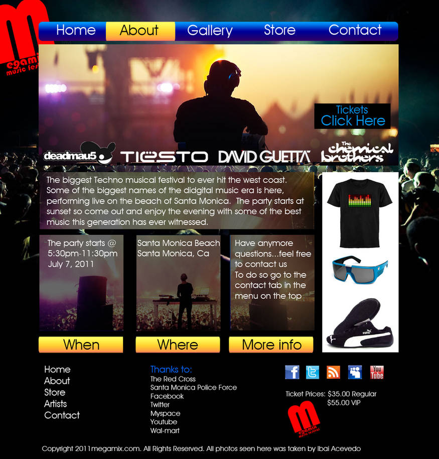 techno theme web layout by mouapheng on DeviantArt
