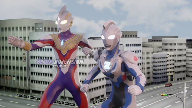 Ultraman Trigger  and Ultraman Z