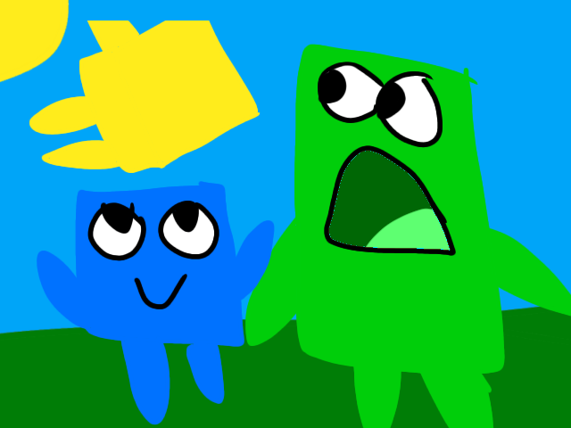 Building blocks blue yellow makes green rectangle by ...