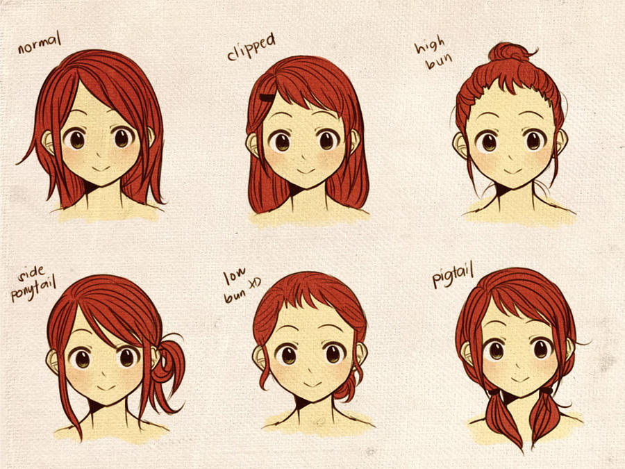 Mii Hairstyles by meloncupp on DeviantArt