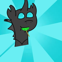 changeling enjoying candy