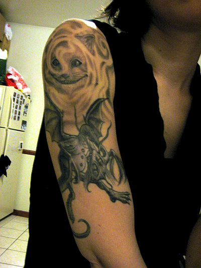 healed sleeve in progress