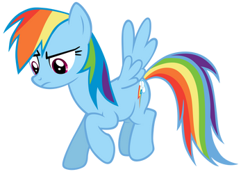 Serious Rainbow Dash