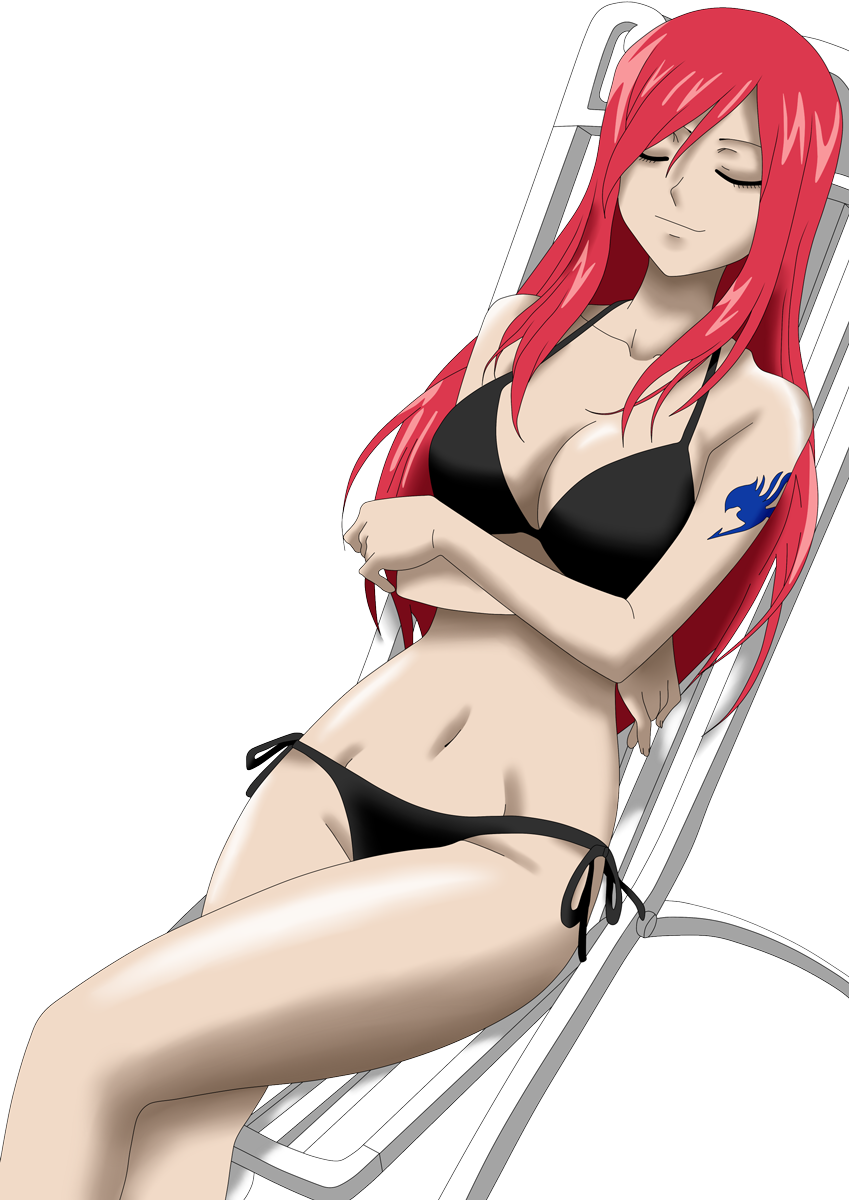 -Erza Scarlet in Bathing suit-