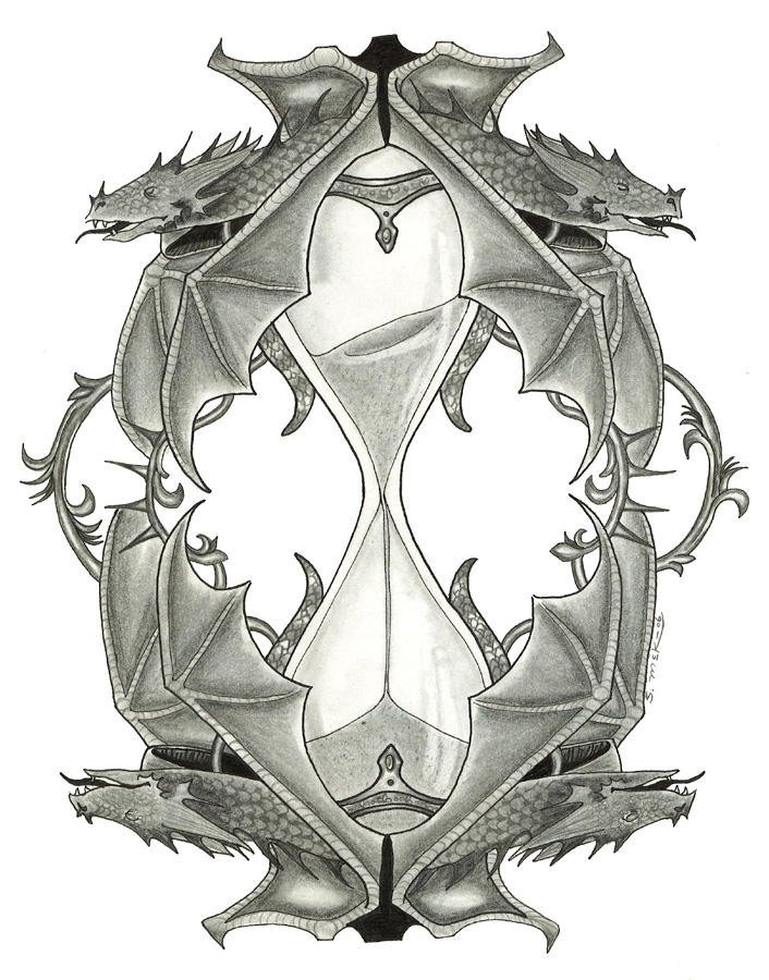 Dragon Hourglass by jasminedragon on DeviantArt