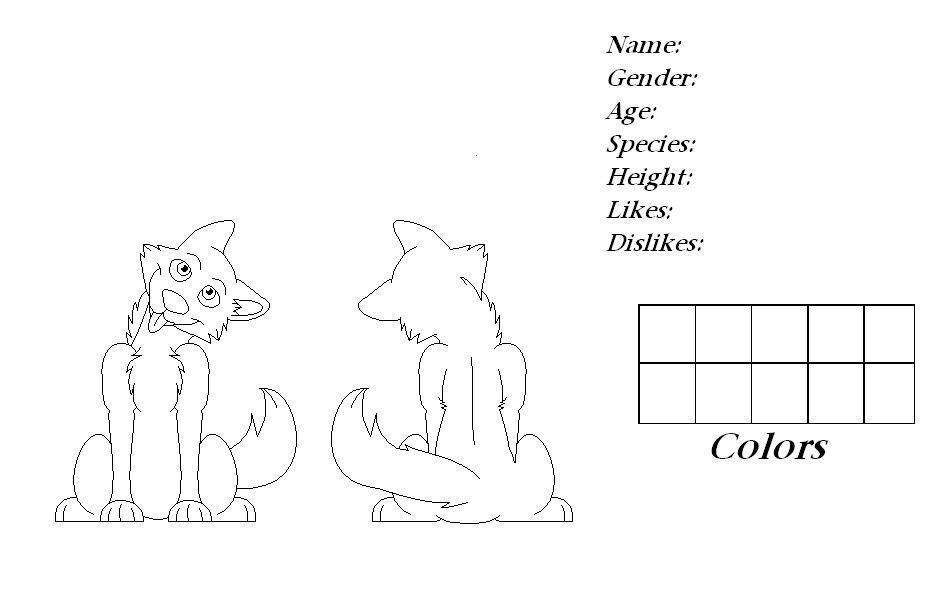 Wolf Reference Format Wolf reference sheet by Pokezimfan on DeviantArt