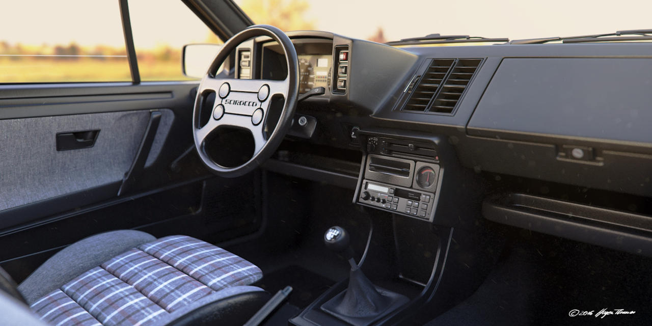 Vw Scirocco Ii Interior By Delphiaht On Deviantart