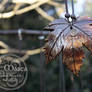 Handmade  Necklace Leaf - Autumn