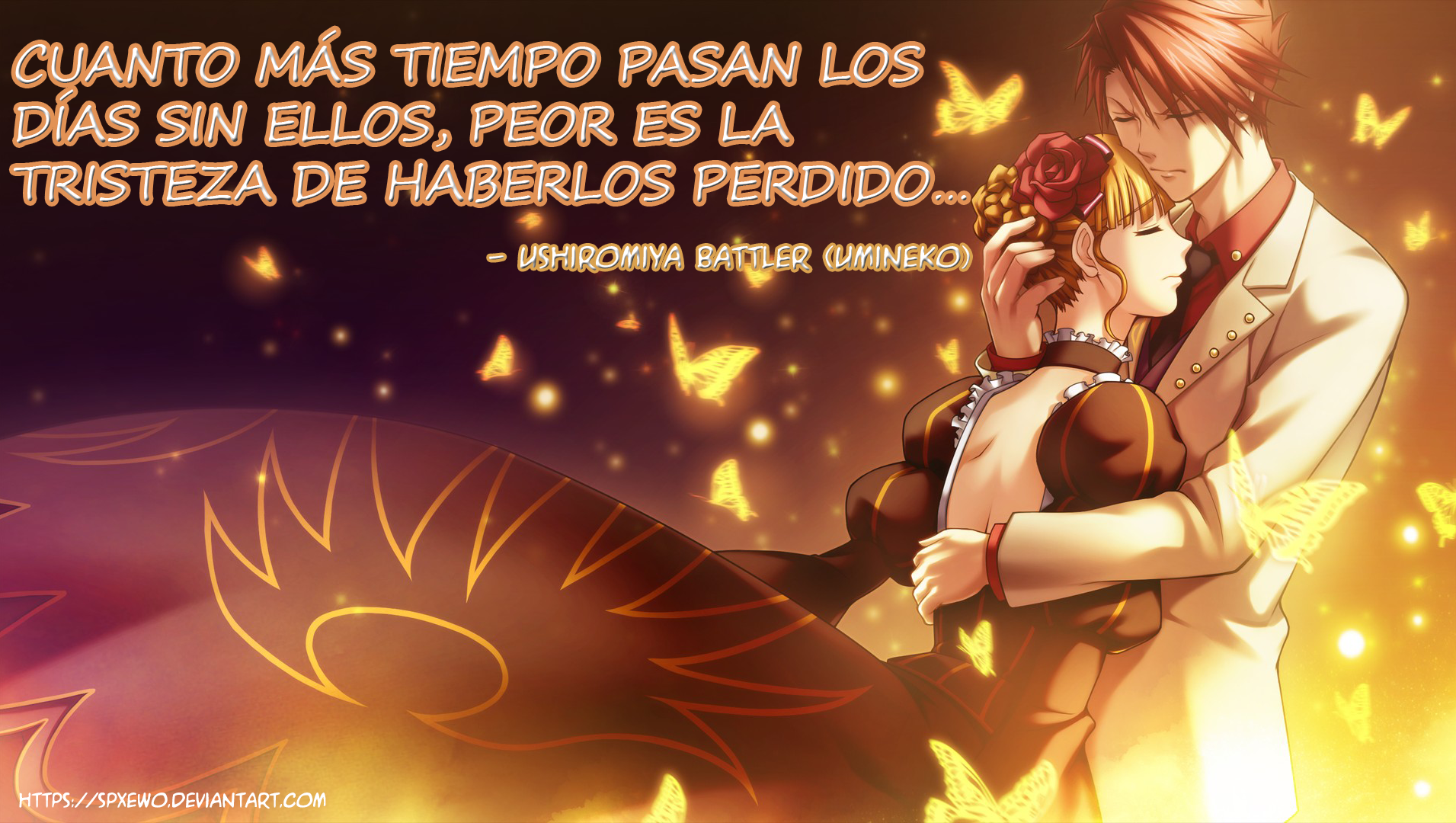 Umineko No Naku Koro Ni Frase 1 by SpXewO on DeviantArt