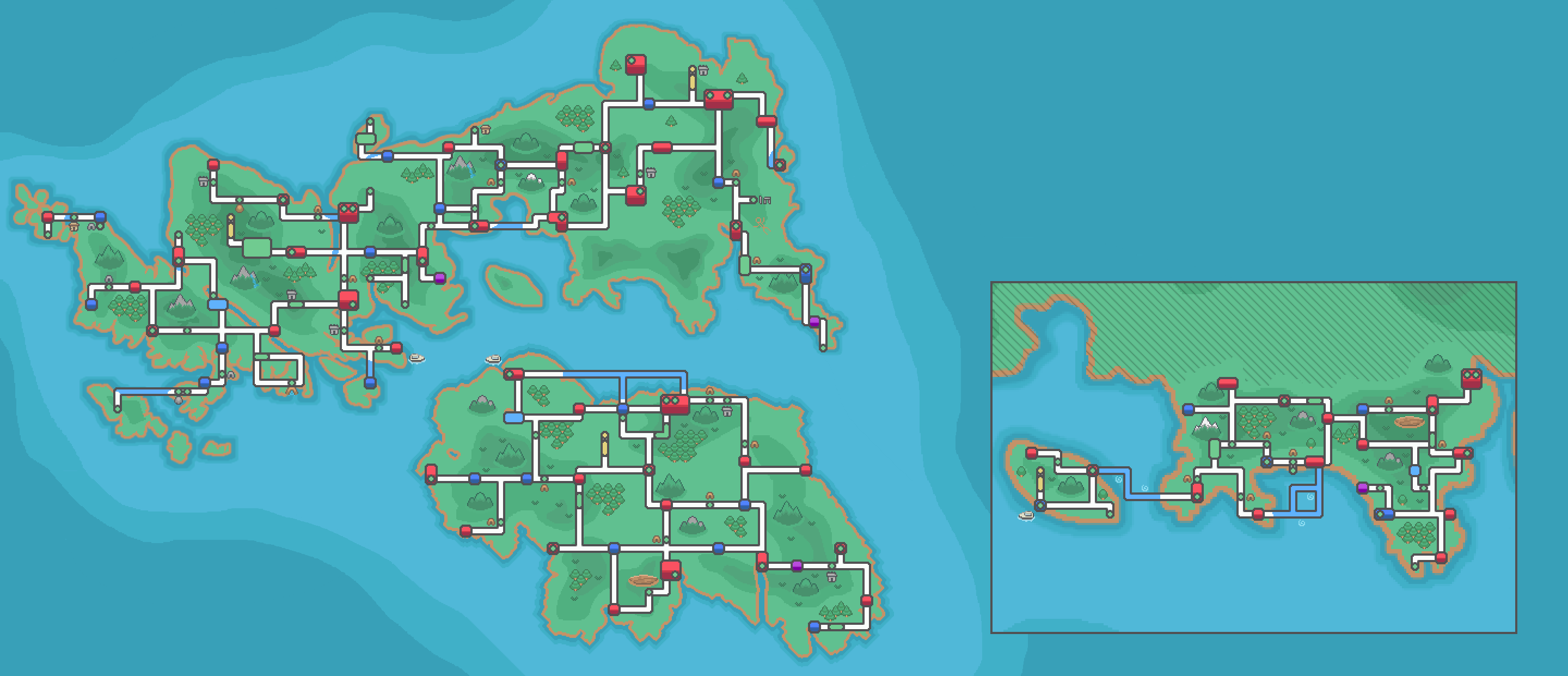 Uk Pokemon Region Fly Map Hg Ss Styled By Descendedfromullr On Deviantart