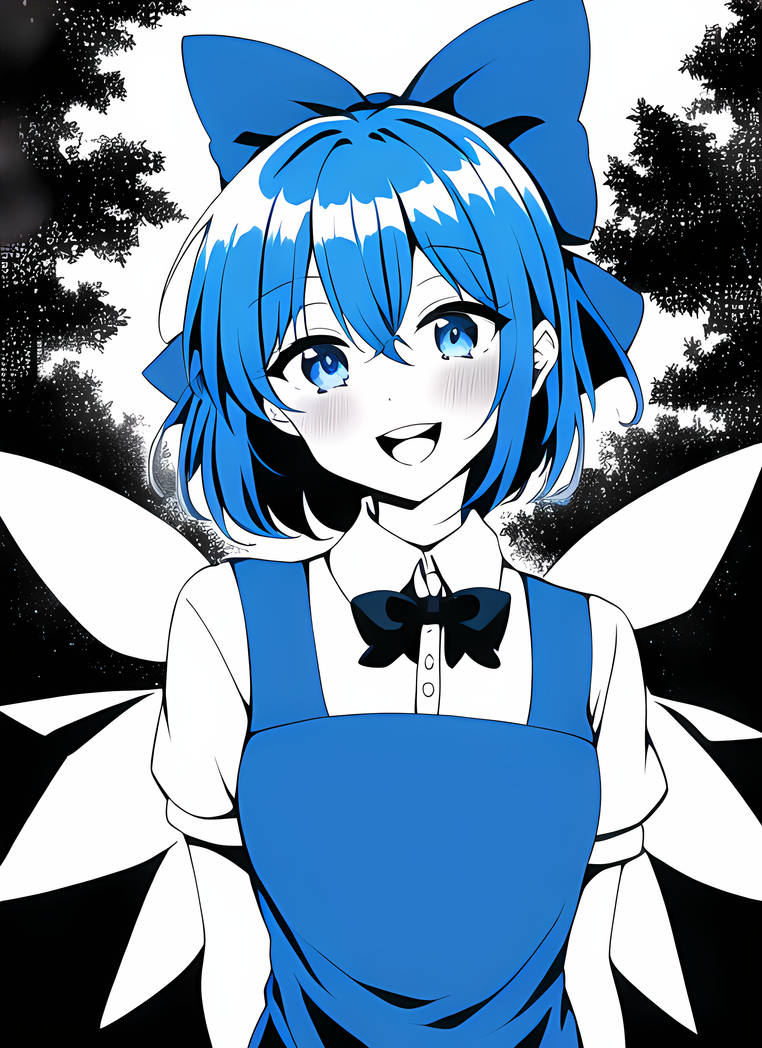 6/16/2023, No. 8, Cirno from Touhou Project by Xiphiros on DeviantArt