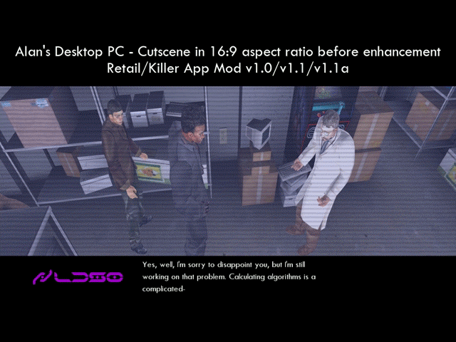 Alan's Desktop PC - Cutscene 16:9 enhancement by redrain85
