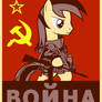 Soviet Pony Propaganda Poster