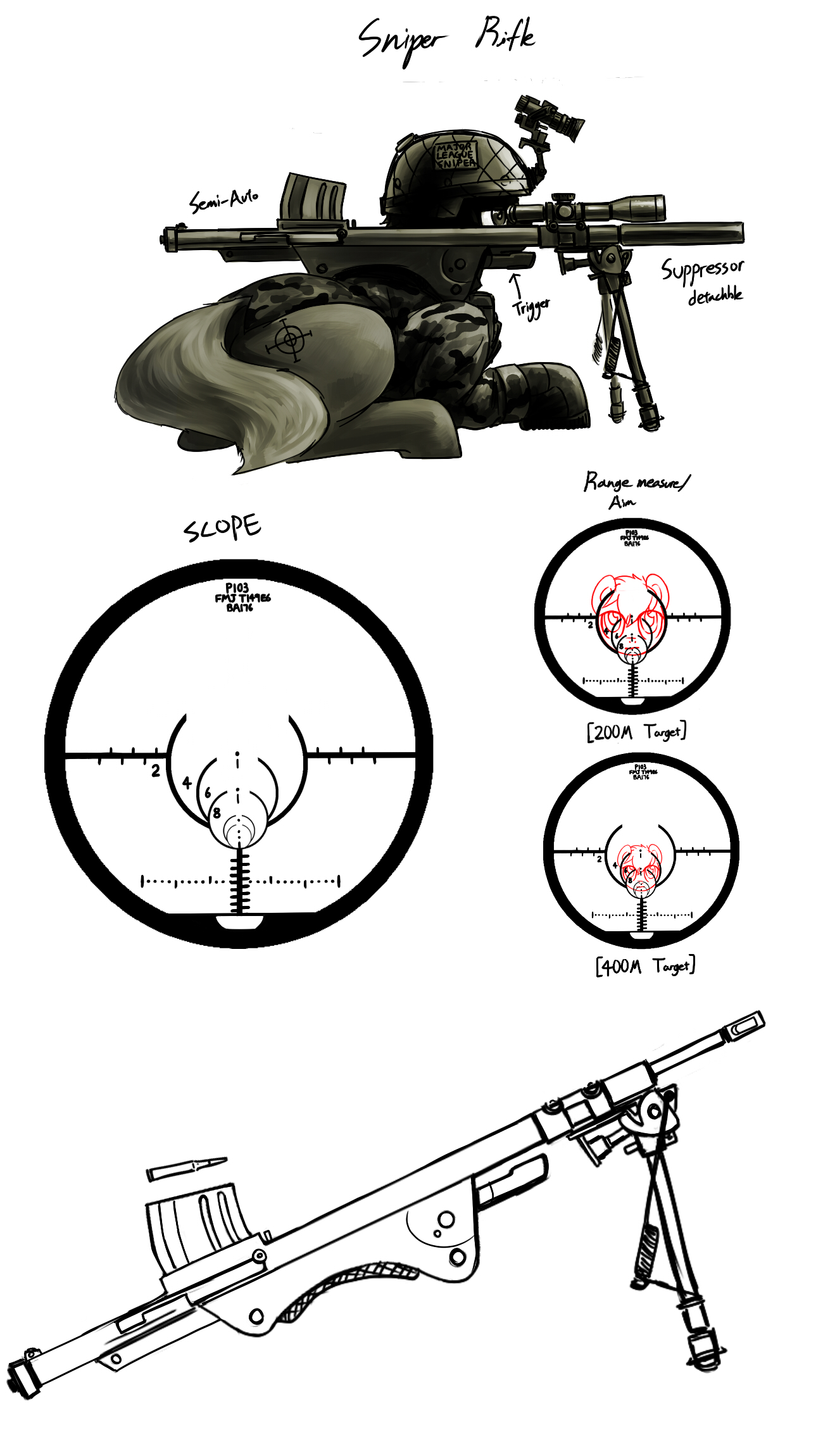 Sniper Rifle for Ponies