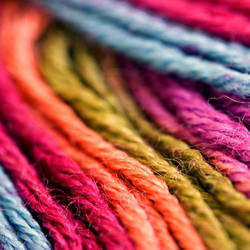 rainbow wool
