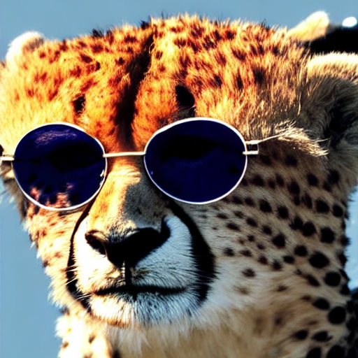 Cheetah with Sunglasses (2) by Messy-Mane on DeviantArt
