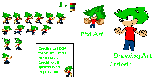 Delex the hedgehog full sheet