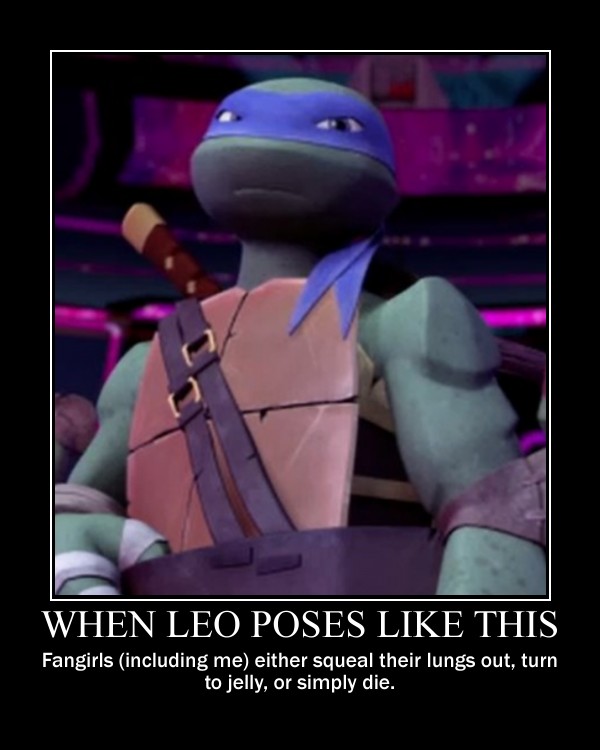 TMNT Poster-Leo's Pose