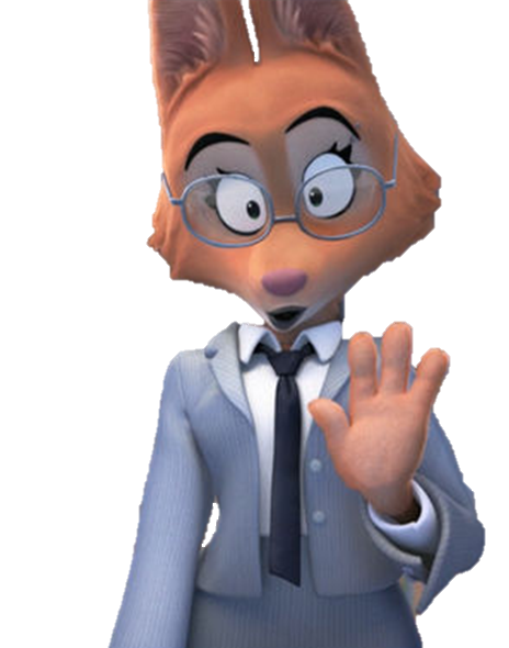 Diane Foxington Exhausted (PNG Render) by mac123anime on DeviantArt