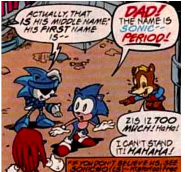 The proof that Maurice is not Sonic real name. by RaichuTheWriter