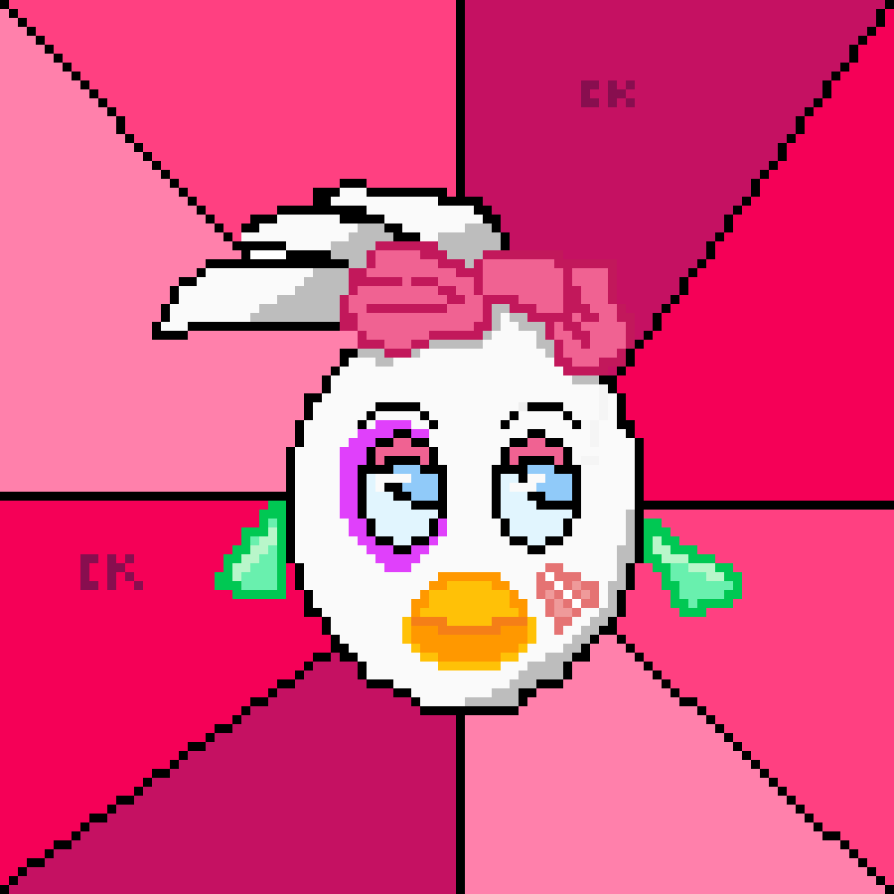 Funtime chica pixel art