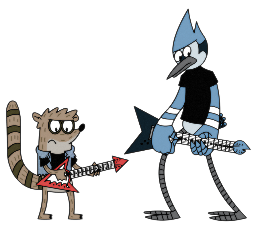 Mordecai + Rigby Shred by DestroX71689