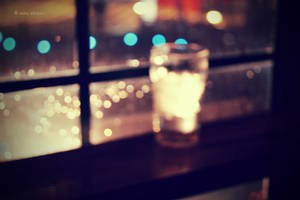 Bokeh glass.