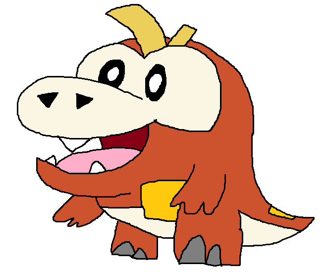 Fuecoco (ChloeDH1001 style) by ChloeDH1001 on DeviantArt