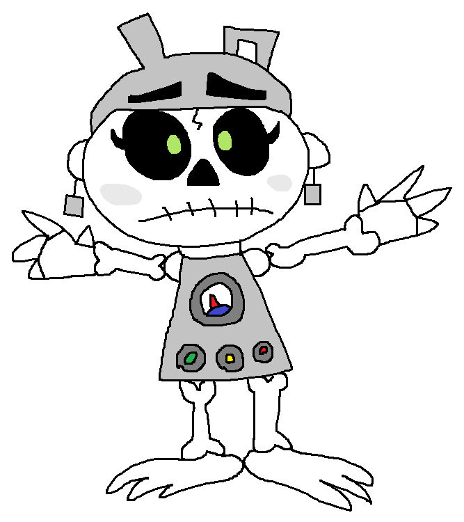 Rusty's skeleton form by ChloeDH1001 on DeviantArt