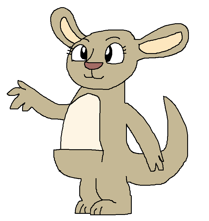 Kissing Kangaroo (ChloeDH1001 style) by ChloeDH1001 on DeviantArt
