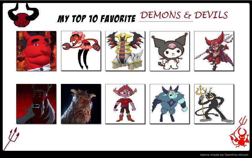 ChloeDH1001's Top 10 Favorite Demons and Devils by ChloeDH1001 on ...
