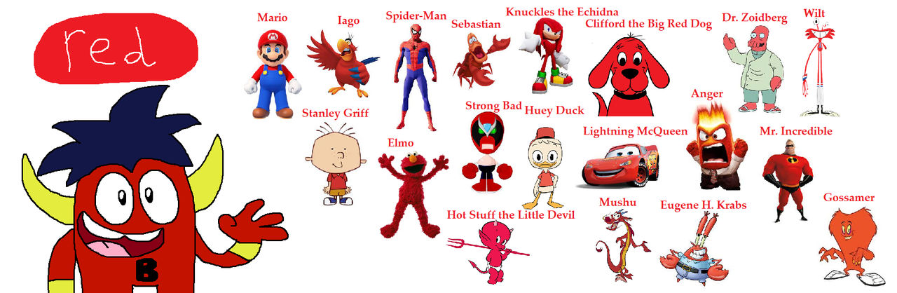 The Amazing Colors - Red by ChloeDH1001 on DeviantArt