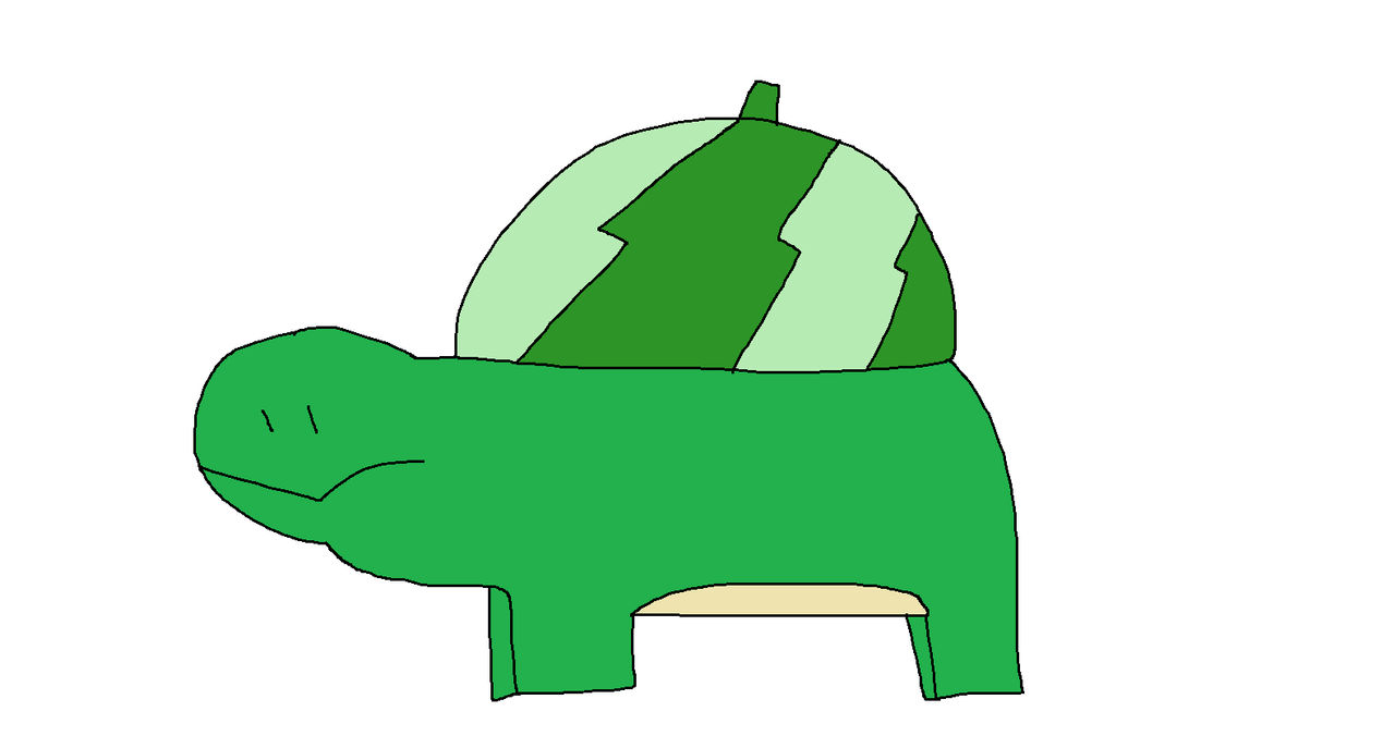 Watermelon Turtle Shell Watermelon Shell Turtle by ChloeDH1001 on DeviantArt