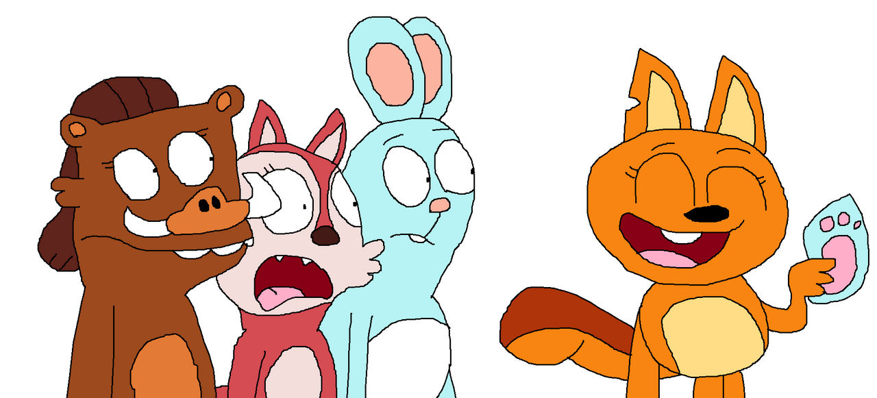 Klosfriends Bad Rabbit Kiff and her friends doing a rabbit's foot by ChloeDH1001 on DeviantArt
