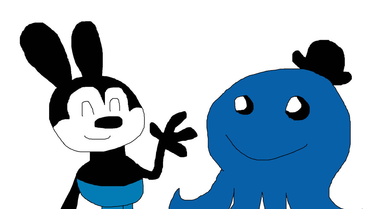 Oswald the Lucky Rabbit meeting his octopus by ChloeDH1001 on DeviantArt