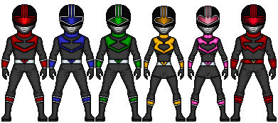 Shadow Rangers Time Force by RobertYJ on DeviantArt