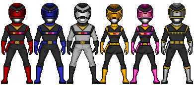 Shadow Rangers In Space by RobertYJ on DeviantArt