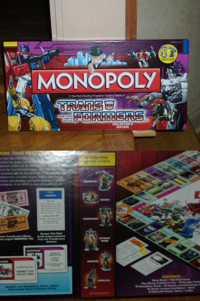 Transformers Monopoly