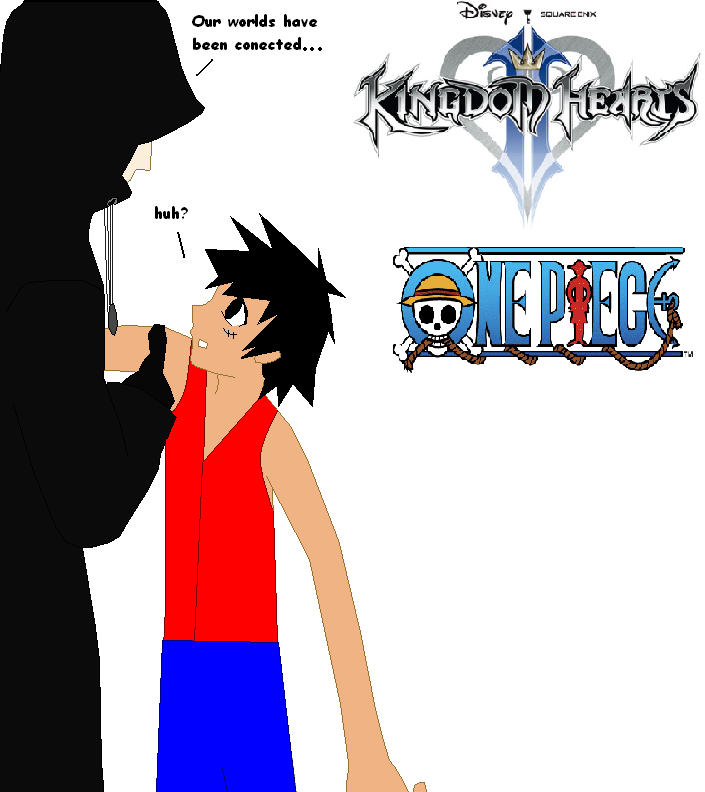 Kingdom Hearts One Piece Cross Over By Dalibabe91 On Deviantart