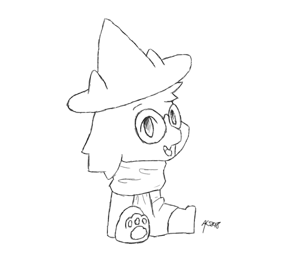 Ralsei Chibi by AKFeral on DeviantArt